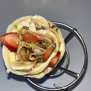 17. Strawberry Banana Crepe