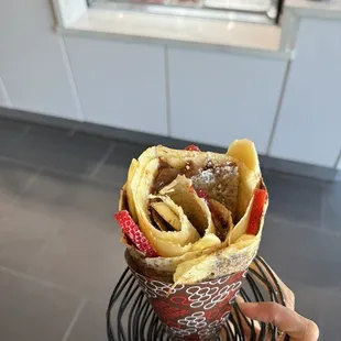 Custom: Strawberry Nutella banana