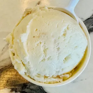 one scoop gelato - butternut pecan