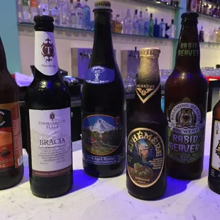 A few selections from our list of over 100 craft beers