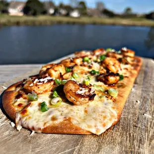 pizza, food