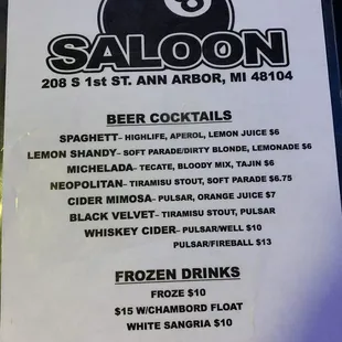 Drinks