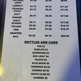 Drinks