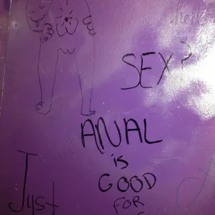 Girls bathroom stall