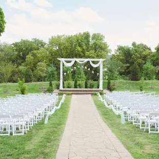 Ceremony Site for beautiful outdoor weddings!