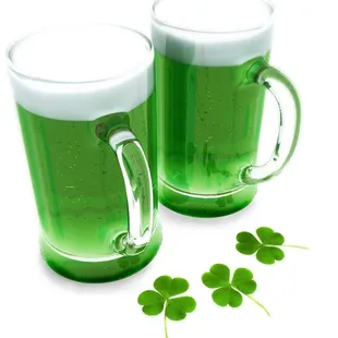 Ready for green beer?? We have an entirely green menu for march in honor of St Patrick&apos;s Day!