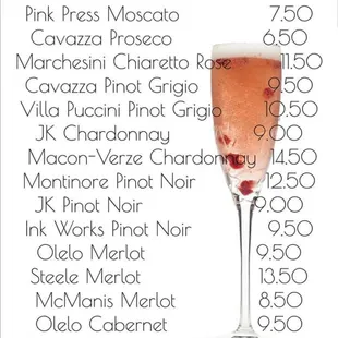 Wine List