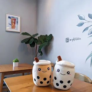 eightfold interior + the boba plushies i brought