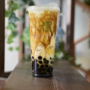 Brown Sugar Fresh Milk  @dangit.all