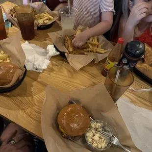 burgers, food