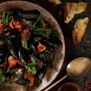 oysters and mussels, shellfish, oysters, food, mussels
