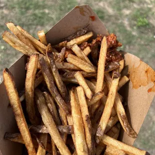 a box of french fries