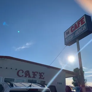 Outside sign from the road