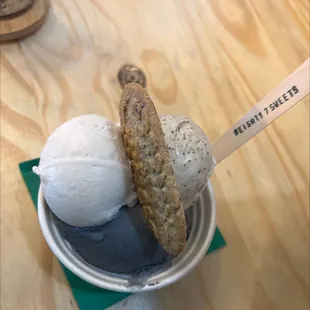 Wakanda, caramel and Mocha scoops!!!