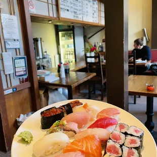 sushi and sashimi, food, sashimi, sushi