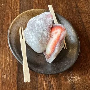 Strawberry mochi