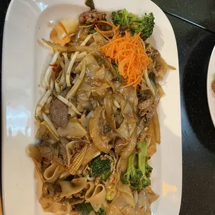 Drunken noodles