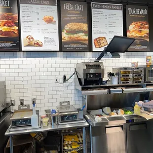 a restaurant kitchen