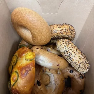 bagels, bagel, food