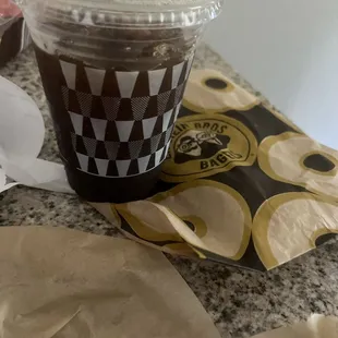 Small caramel cold brew