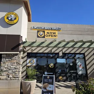 the front of the store