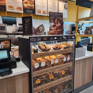a display of pastries