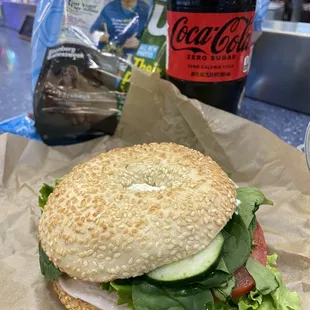 Tasty well loaded Turkey sandwich