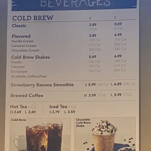 Beverage menu Feb 2022