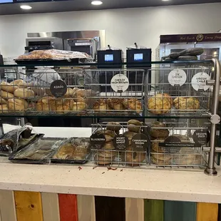 Nice selection of bagels