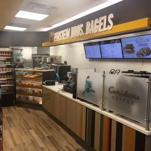 the inside of the store