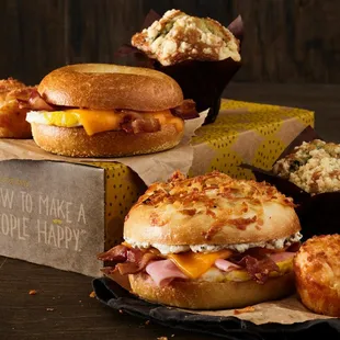 sandwiches, food