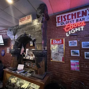 Shows the oldest bar in Oklahoma, since 1896