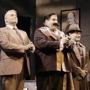 Principal characters. Harry in center.