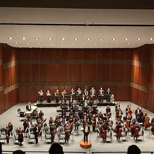 The Richardson Symphony Orchestra under the direction of Clay Couturiaux, Music Director &amp; Conductor.