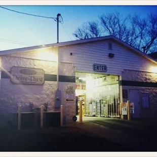 the outside of the store