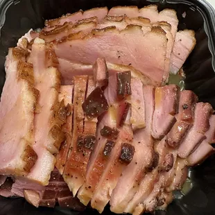 Apple cider ham, available seasonally