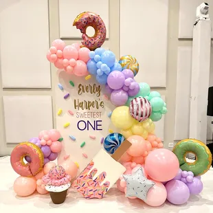 Candyland themed set up