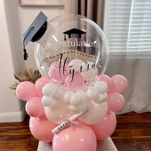 Graduation balloon bouquet