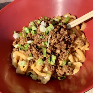 Ground Pork Fiery Noods