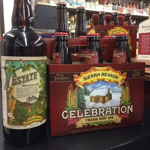 Another great package for the holidays, Sierra Nevada Estate Ale and Sierra Nevadas Celebration!