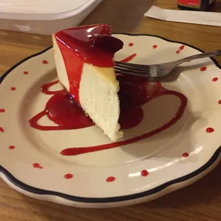 Yum, cheesecake