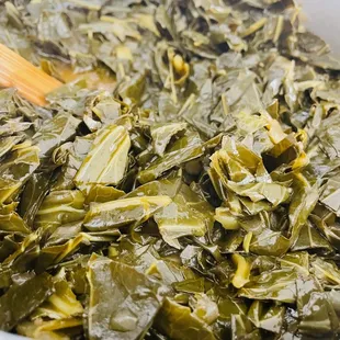 a bowl of greens