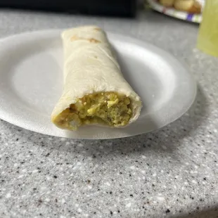 Breakfast burrito