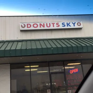 outside