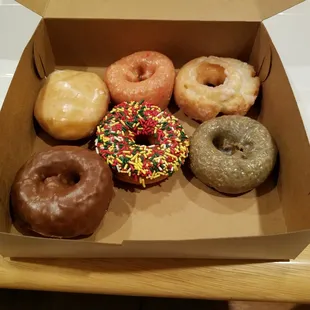 Donut selection for the day!