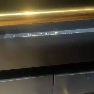 Barley used and wipe down with a damp cloth for light dusting