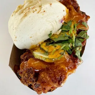 Spicy Neighborhood Bird Bun