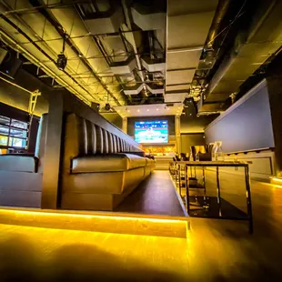 the interior of the restaurant