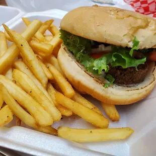 Falafel burger