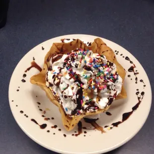 Fried ice cream